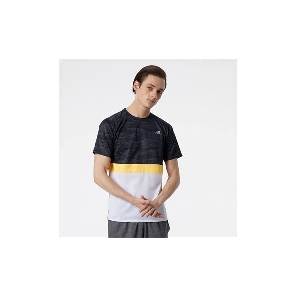 MT03207 STRIPED ACCEL SS BLCK